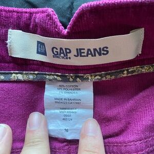 GAP Jeans in velvet pink